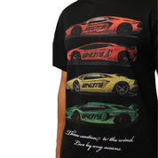 CAUTION TO THE WIND S/S TEE BLACK