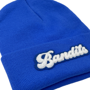 VARSITY SCRIPT BEANIE COBALT