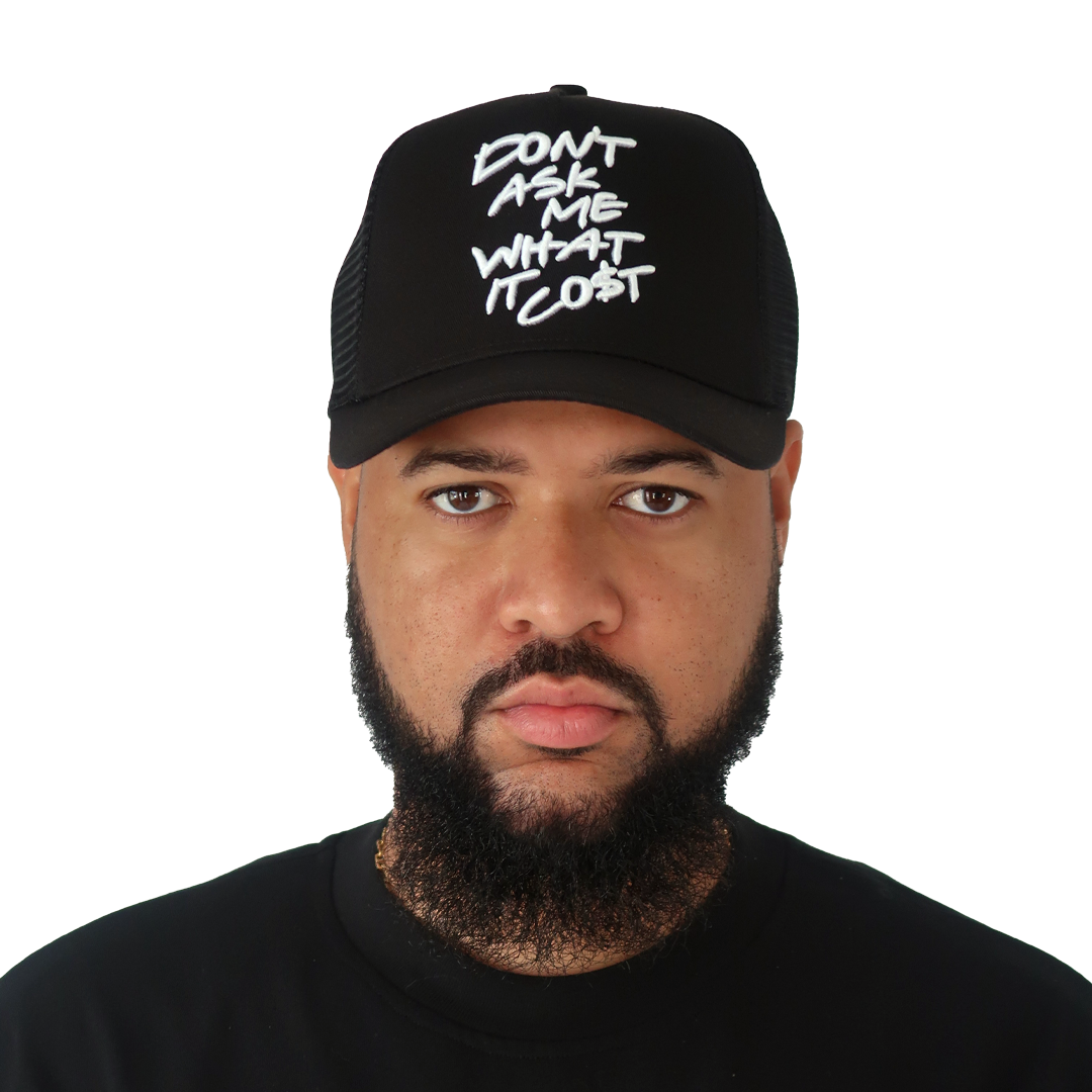 GUEST CHECK TRUCKER BLACK / WHITE