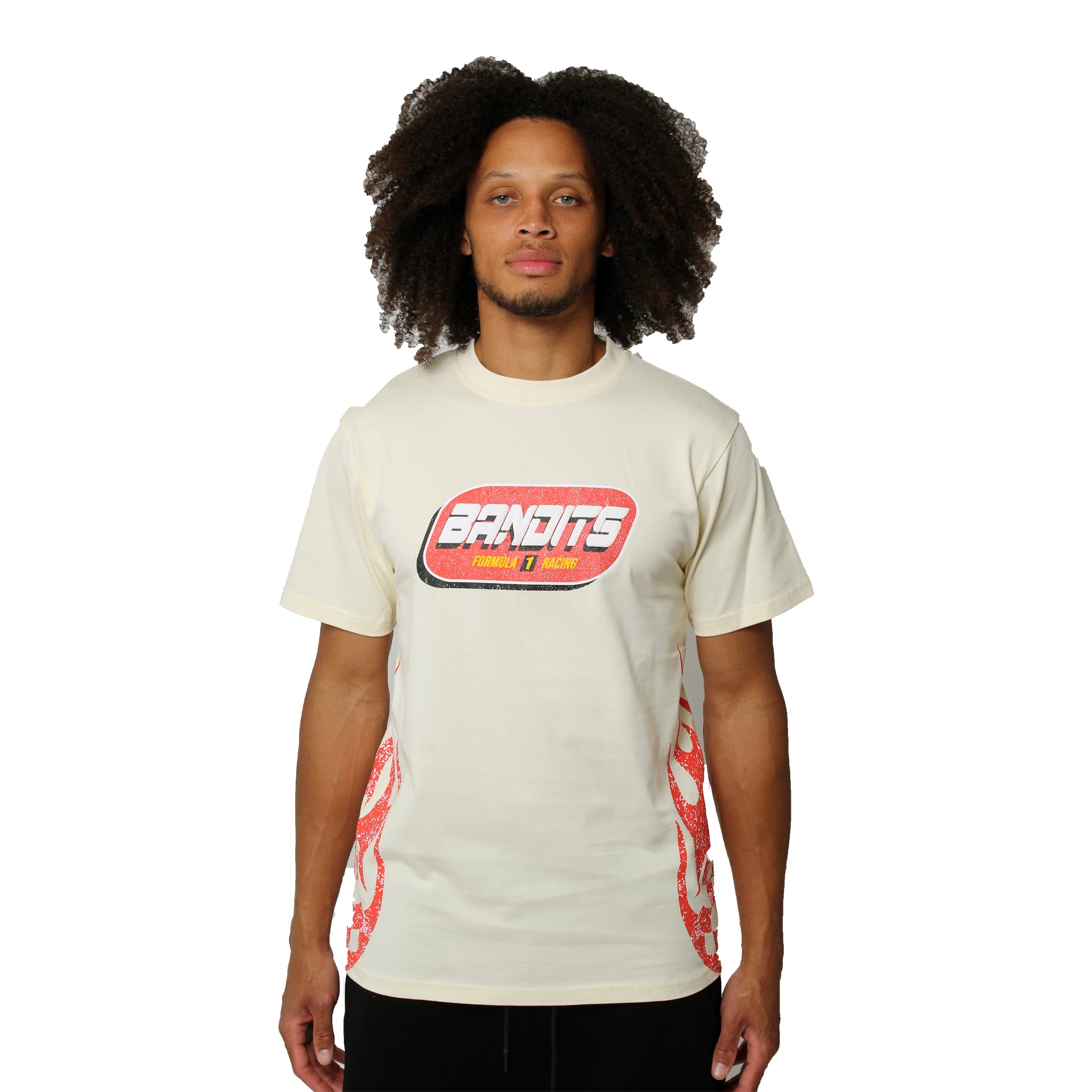 FORMULA ONE S/S TEE CREME