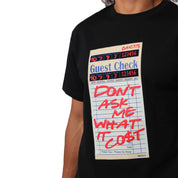 GUEST CHECK S/S TEE BLACK