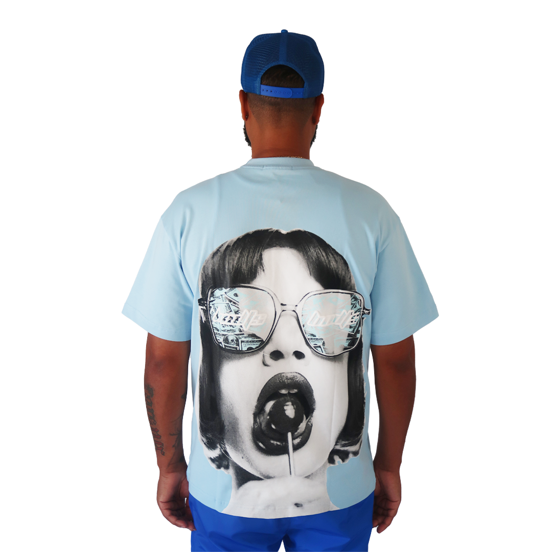 LOLLIPOP S/S TEE BLUE