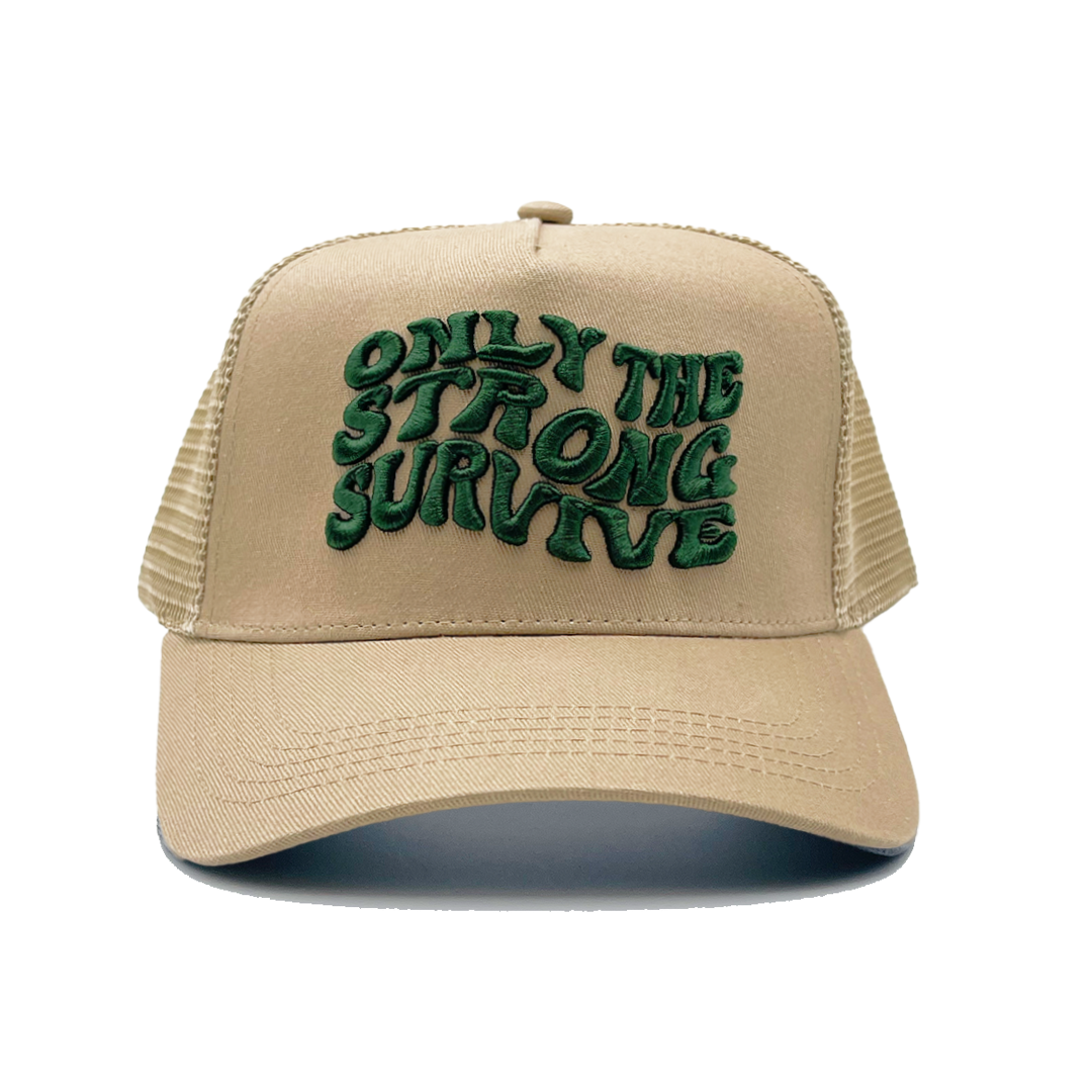 ONLY THE STRONG SURVIVE TRUCKER