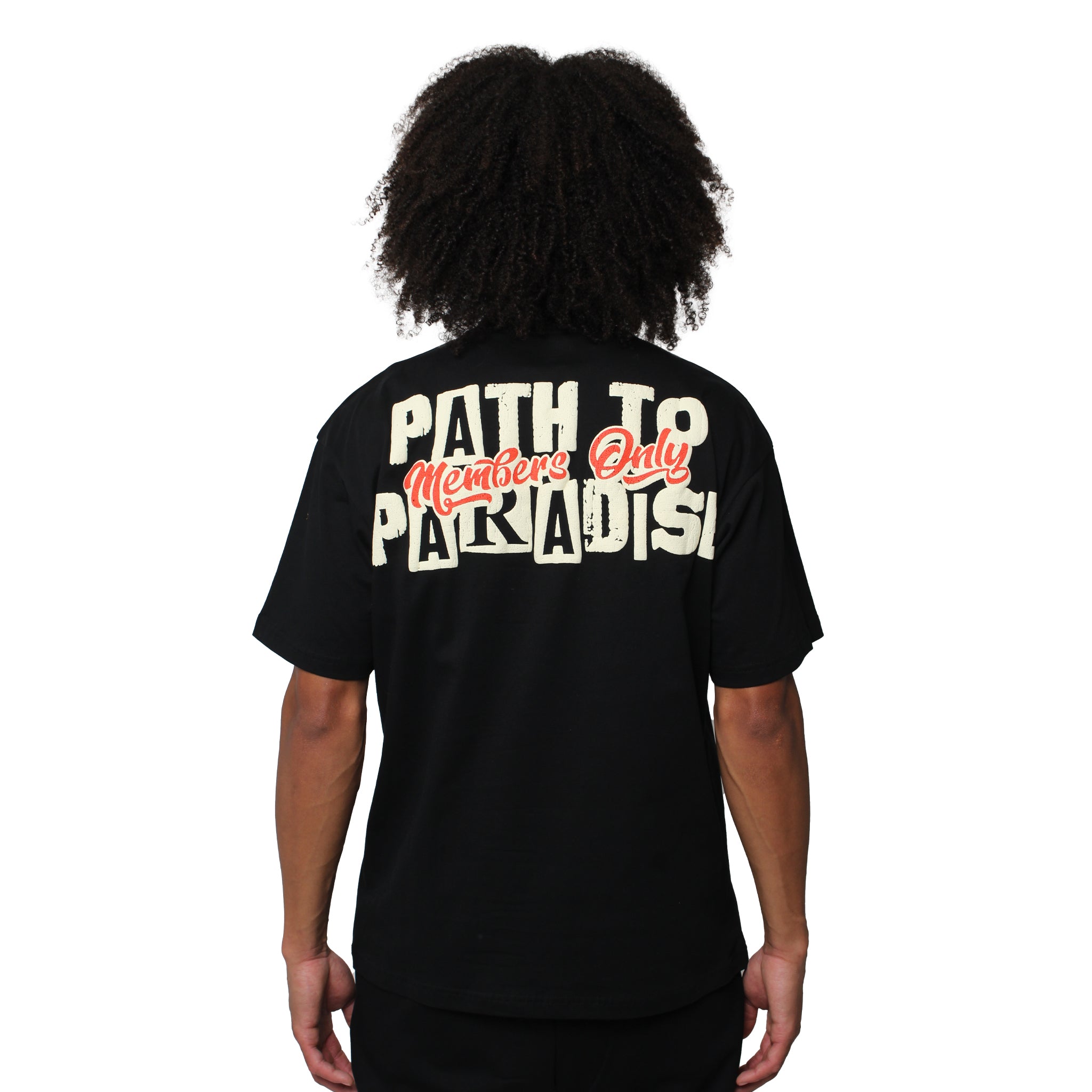PATH TO PARADISE S/S TEE BLACK