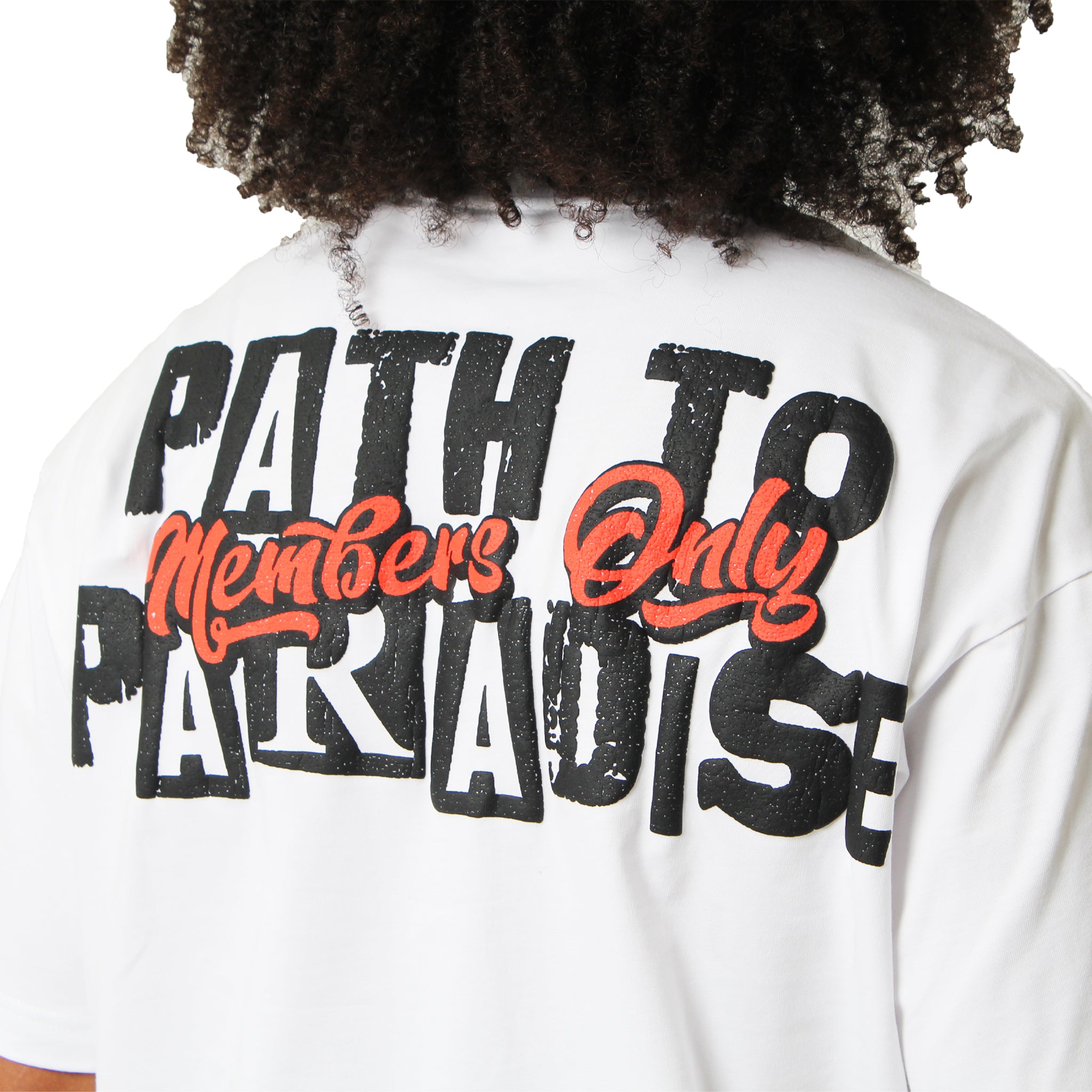 PATH TO PARADISE S/S TEE WHITE
