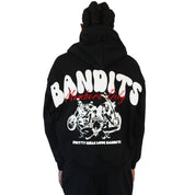 BIKER CLUB PULLOVER HOODY BLACK