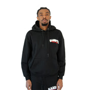 BIKER CLUB PULLOVER HOODY BLACK