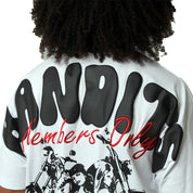 PRETTY GIRL BIKER CLUB S/S TEE WHITE
