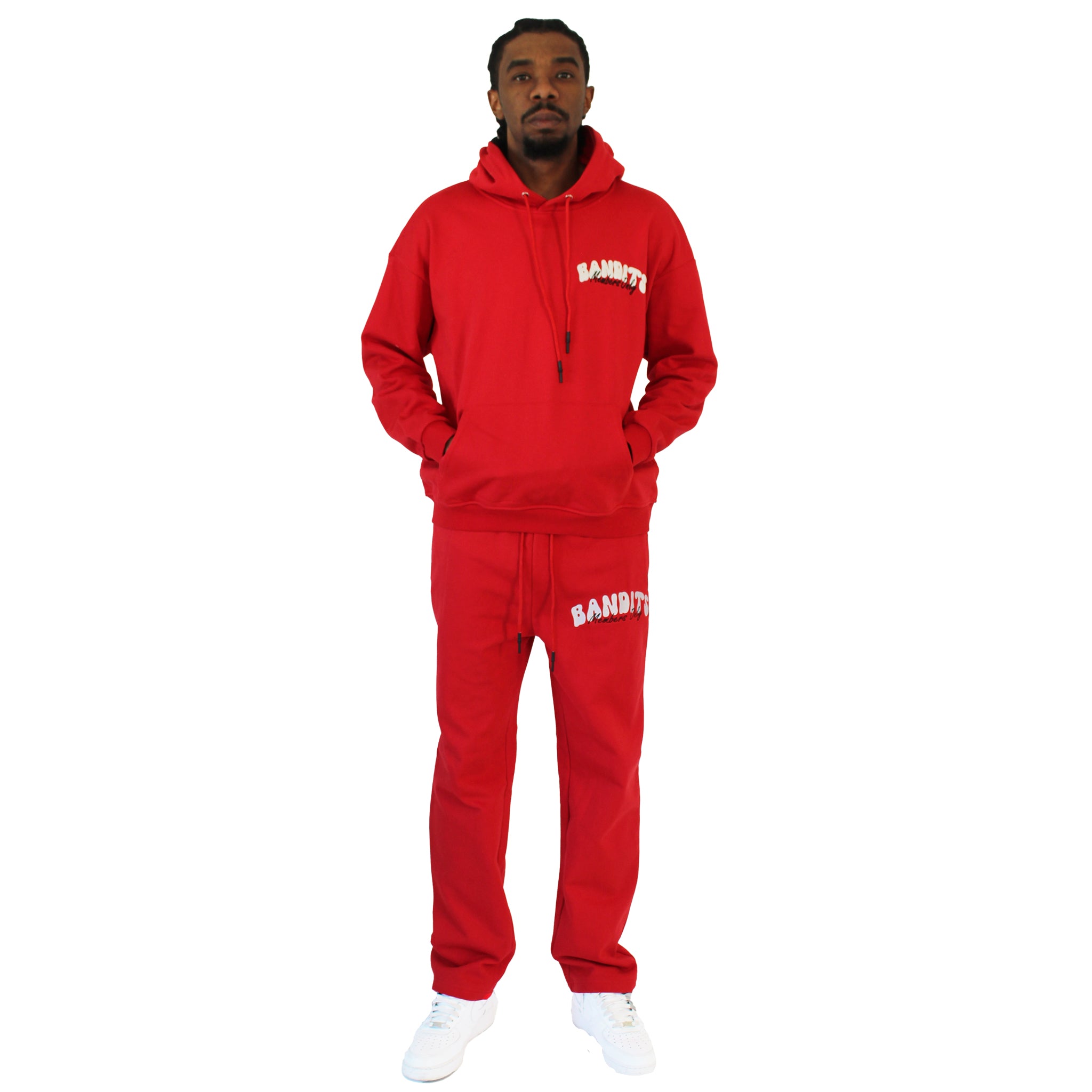 BIKER CLUB PULLOVER HOODY RED