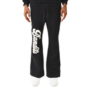 VARSITY SCRIPT SWEATPANTS BLACK