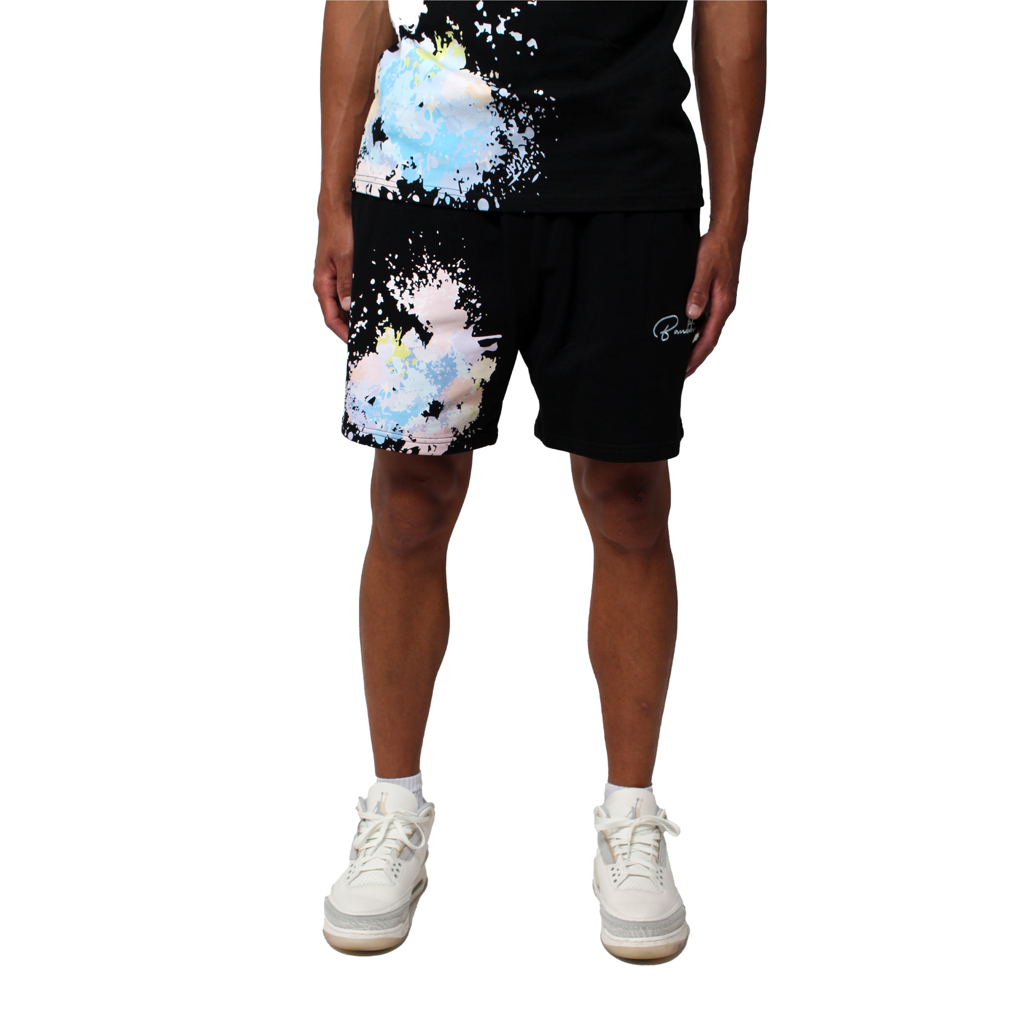 WORK OF ART SWEATSHORTS BLACK